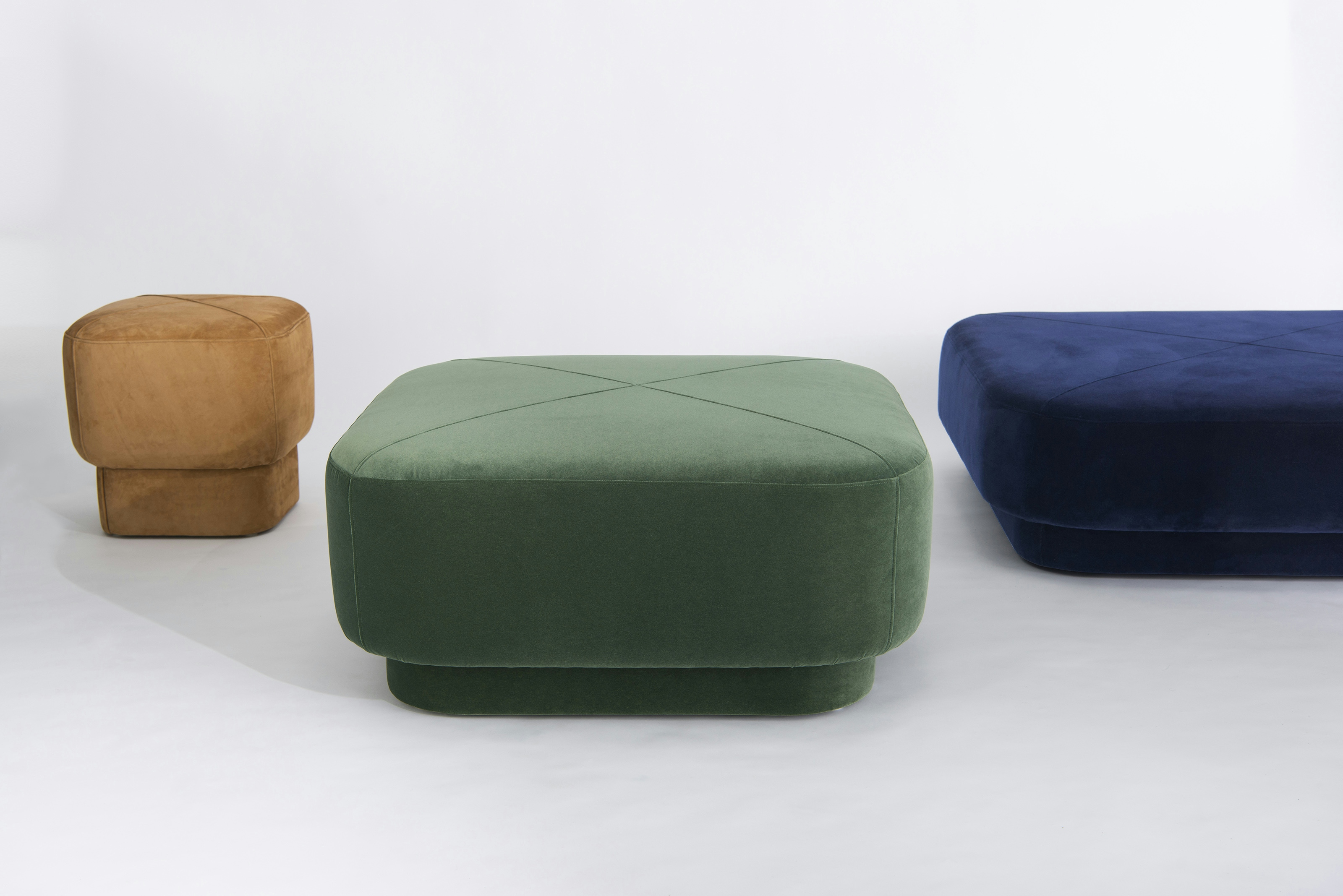 Phase Design Capper Low Stool and Ottomans 1 Web