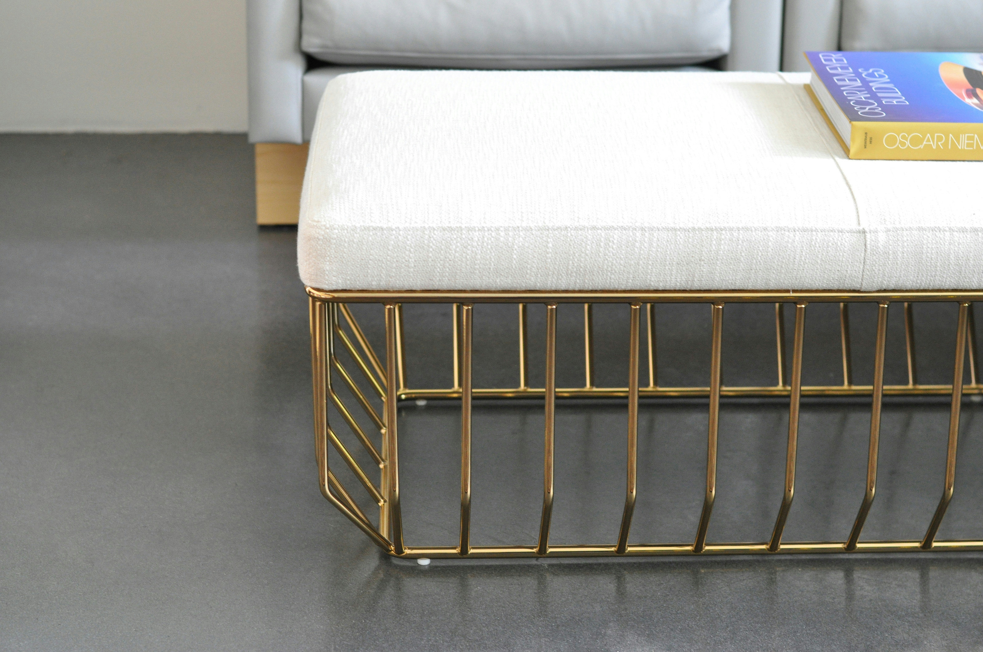 Wired Bench Smoked Brass 1 Web