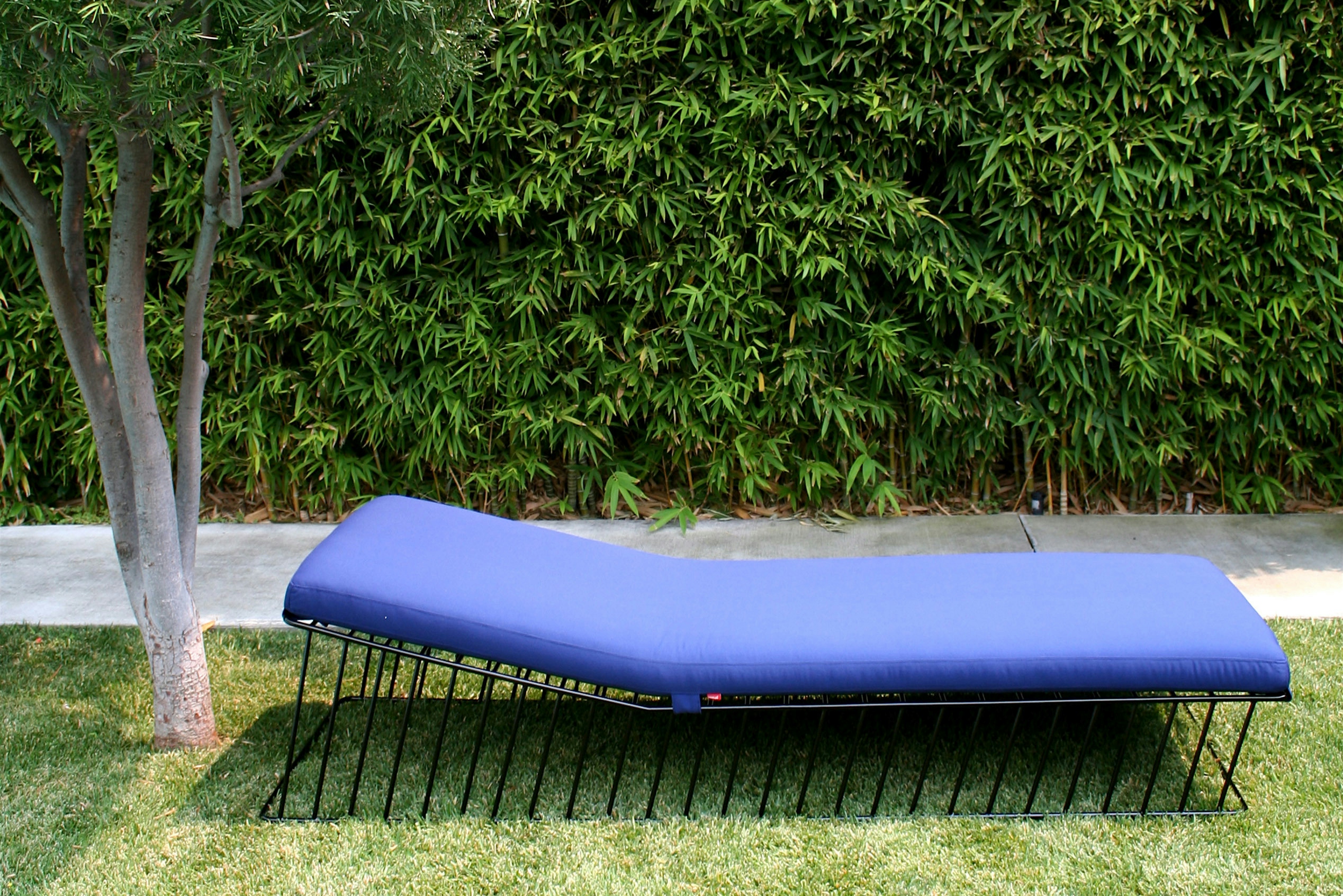 Wired Italic Chaise on Grass Web Alt